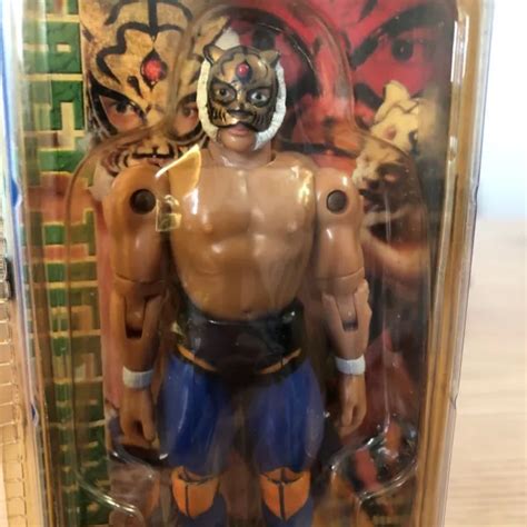 Original Tiger Mask Japanese Pro Wrestling Movable Figure Good Rare