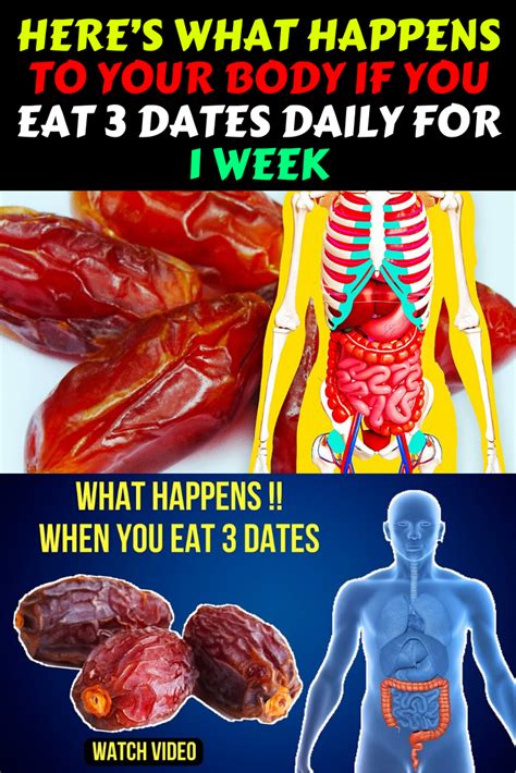 here s what happens to your body if you eat 3 dates daily for 1 week what happened to you