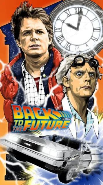 Back To The Future 80s Classic Movie Pop Culture Decor Fridge Magnet