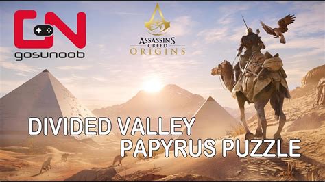 Assassin S Creed Origins Divided Valley Papyrus Puzzle How To Solve