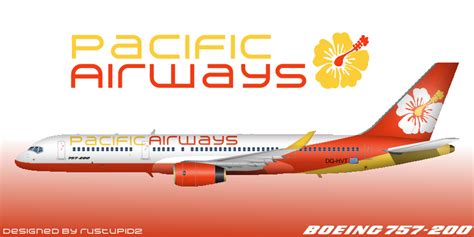 Pacific Airways 757 200 Rustupid2 Logos And Liveries Gallery