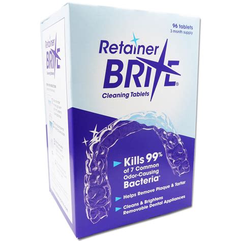 Retainer Brite ~ 96 Tablets Dental Aesthetics