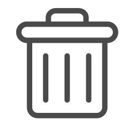 Delete Icon - Download in Line Style