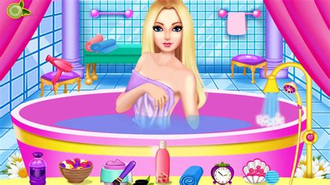 Barbie Spa Salon Girl Games Youtube