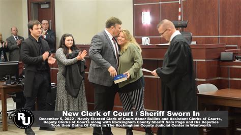 Clerk Of Court Sheriff Sworn In December 5 2022 Newly Elected Clerk Of Court Abner