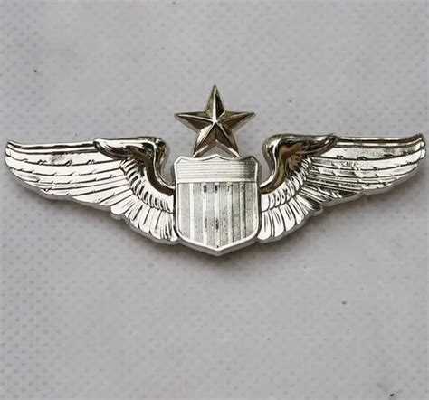 Ww2 Us Army Air Force Pilot Wings Usaf Aviator Metal Badge Pin Insignia