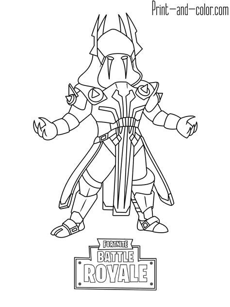 Those kids who are barred by their parents from playing fornite video game will definitely enjoy filling these. Fortnite coloring pages | Print and Color.com