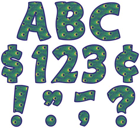 Peacock Funtastic 4 Letters Combo Pack TCR5452 Teacher Created
