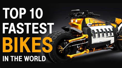 Top 10 Fastest Motorcycles In The World Carmycar Youtube