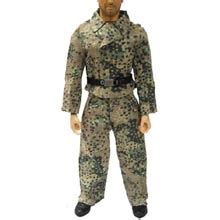Scale German Wwii Wss Pea Dot Drill Panzer Hbt Jacket Trouser