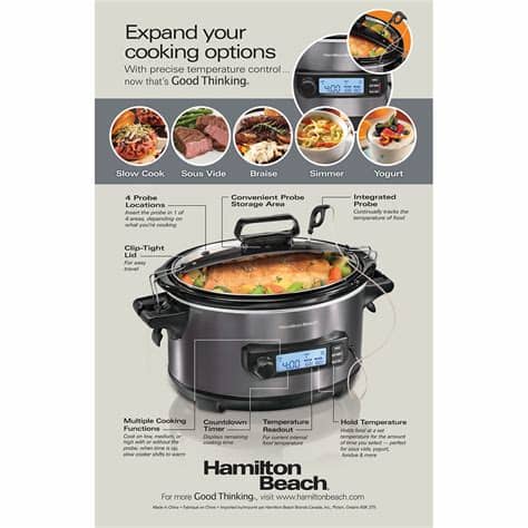 Here's what to avoid and how to use a slow cooker properly. Hamilton Beach Temp Tracker™ 6 Quart Slow Cooker - 33866