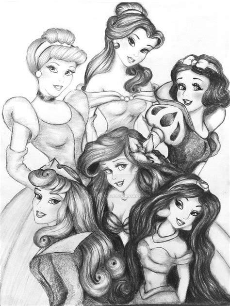 Disney Princesses Disney Princess Drawings Disney Princess Tattoo Disney Princess Sketches