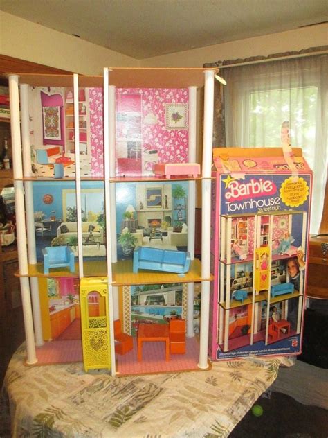 1977 Barbie Townhouse No 7825 W Box 1977 Mattel Mattel Barbie Toys