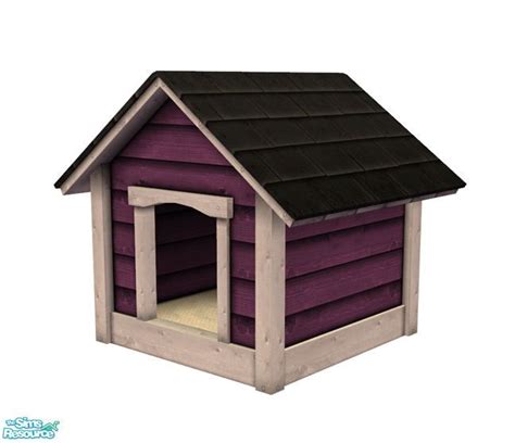 Muranos Dog House Purple Recolor Sims 4 Pets Mod Sims Pets Sims 4