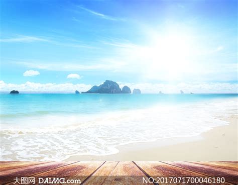 阳光海滩风景图片大全阳光沙滩海岸图片阳光大海沙滩图片大山谷图库