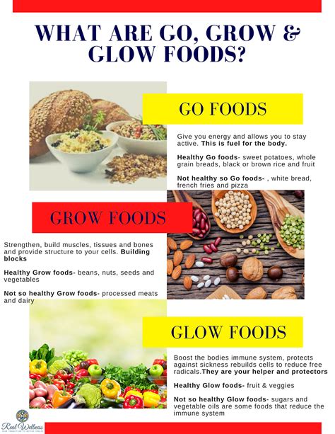 What Are Go Glow And Grow Foods