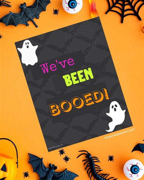Free Youve Been Booed Printable And Tips For How To Boo Your Neighbor