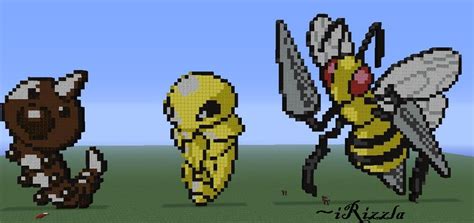 Check spelling or type a new query. Weedle, Kakuna, Beedrill (Minecraft Pixel Art) by iRizzla ...
