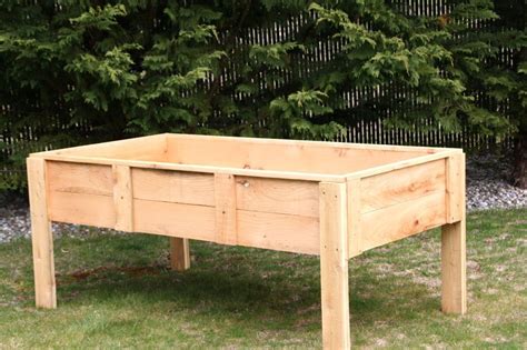 Cheap raised garden beds you can diy. How To Build A Raised Garden Bed With Legs Raised Garden ...
