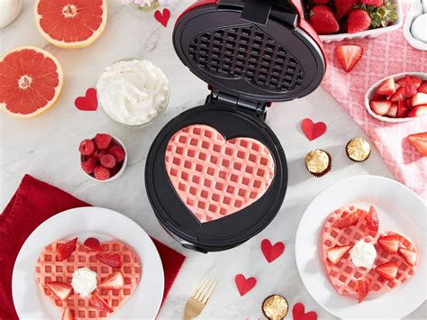 These Heart Shaped Waffle Makers Will Make Valentines Day Morning