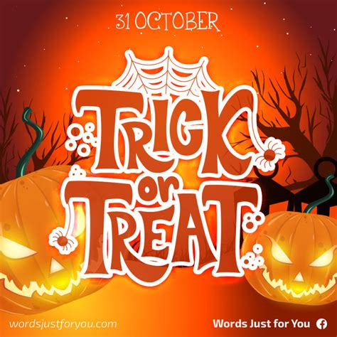 Happy Halloween Card Trick Or Treat 31 October 5288 Words Just