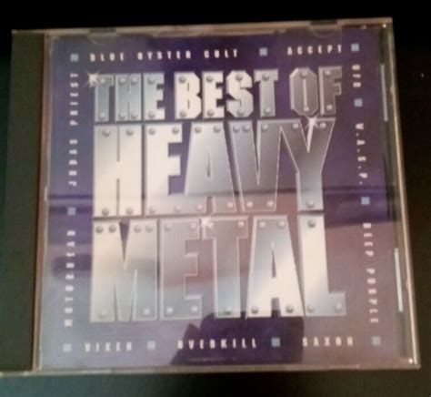 The Best Of Heavy Metal Cd 1998 Deep Purple Motorhead Judas Priest