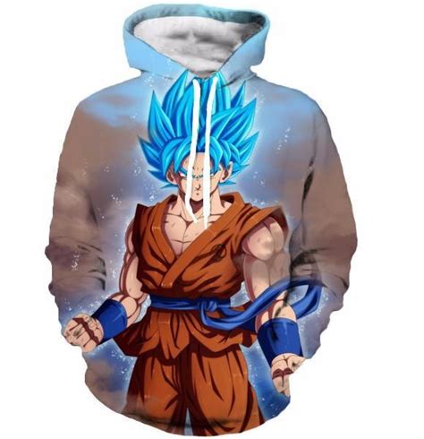 Wearable all year available online only official primitive and dragon ball super collection. Goku Super Saiyan Blue God SSGSS Dragon Ball Pocket Hoodie ...