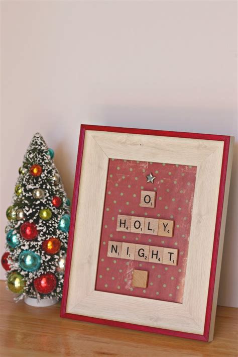 Scrabble Tile Christmas Tree Organize And Decorate Everything