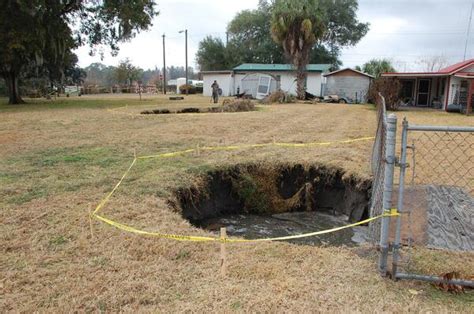 What Is The Difference Between A Sinkhole And Land Subsidence Us