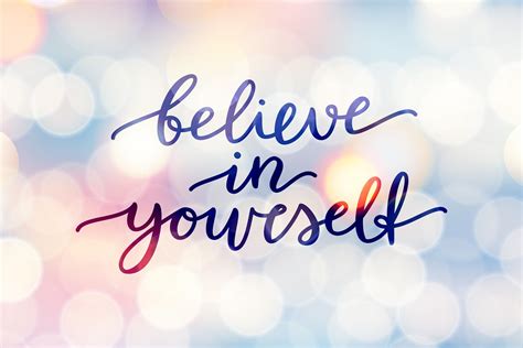 Believe in yourself, 5 cards | Custom-Designed Graphic Objects ...
