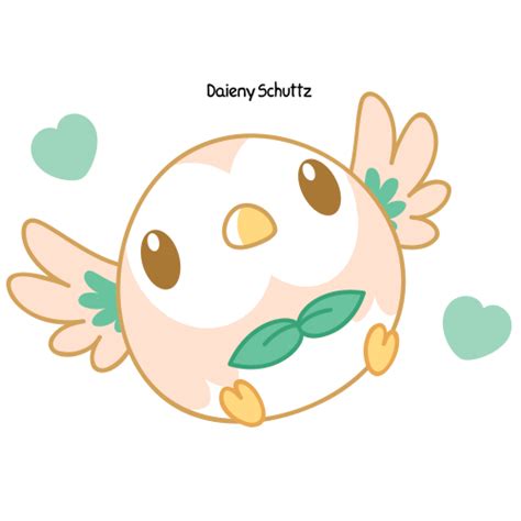 Chibi Rowlet By Daieny On Deviantart