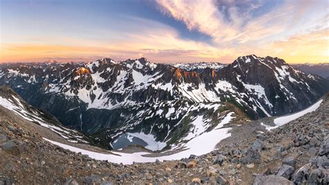 From The Highest Camp In The North Cascades National Park Sahale