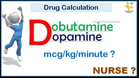 Dobutamine Mcgkgmin Calculation Dopamine Mcgkgmin Calculation