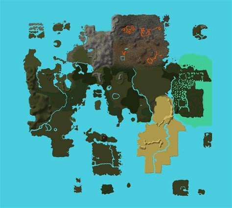 Gielinor Map Map Of Runescape Minecraft Map