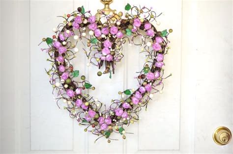 2 Parchment Rose Wreaths Heart Shape For Cathy Rivers Only Etsy