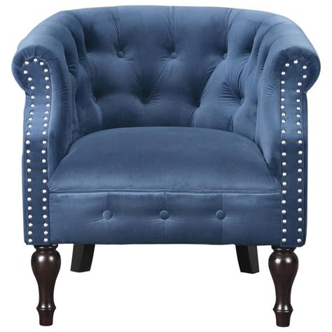 1 chair:26.75w x 29.5d x 28.9h seat:26.25w x 21.5d x 19.5h distance between two arms:22 leg height:7 weight capacity:250lbs material: Viviana Hollywood Regency Tufted Blue Velvet Club Chair ...