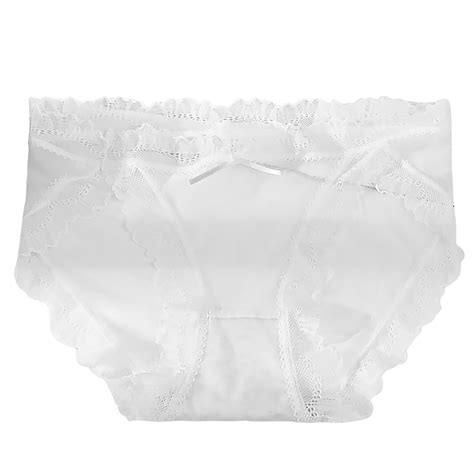 lace hollowed out mesh panties women mid waist cotton bottom crotch girl briefs 5 pack