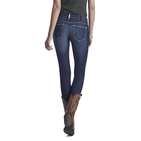 Ariat 10018357 Womens Real Mid Rise Stretch Outseam Ella Skinny