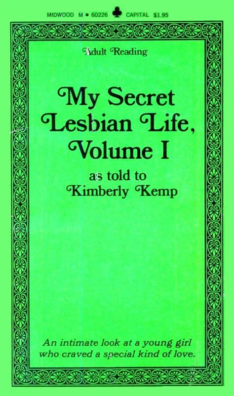 M 60226 My Secret Lesbian Life V1 By Kimberly Kemp Eb Golden Age Erotica Books The Best