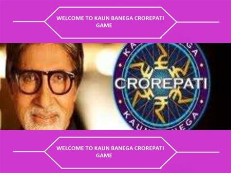 Kaun Banega Crorepati 6 Game