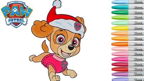 Paw Patrol Skye Christmas Coloring Pages Coloringpages2019 Porn Sex