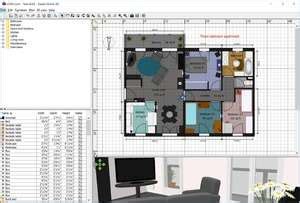 Sweet home 3d is a great alternative for those expensive cad programs you'll find over there. Sweet Home 3D - Download