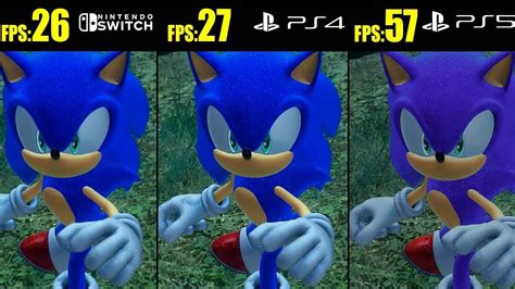 Sonic Frontiers Nintendo Switch Vs Ps4 Vs Ps5 Comparison Graphics Fps Test Loading Time