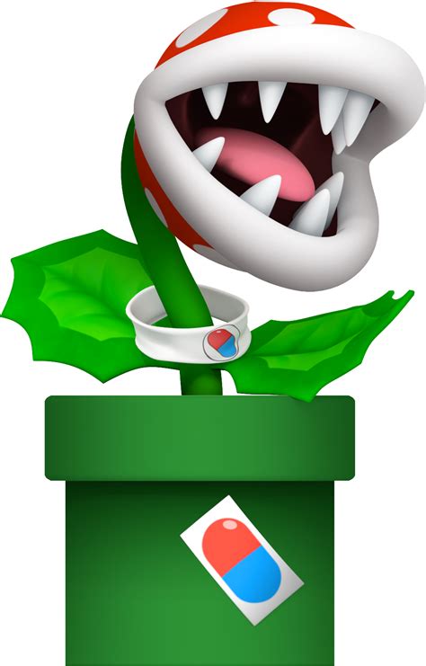 Filedmw Dr Piranha Plant Solo Artpng Super Mario Wiki The Mario