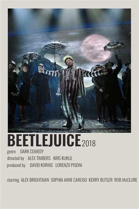 Beetlejuice By Cari In 2020 Film Posters Minimalist Broadway Posters