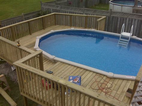 Above ground deck around pool. Deck design around pool - Design Ideas