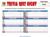 Trivia questions indeed, but also fun. Printable Pub Quiz Sheets-Free Printable Trivia Questions ...