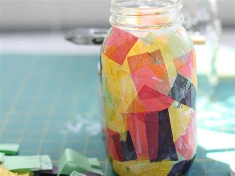 Diy Stained Glass Mason Jars Glass Mason Jars Mason Jar Diy Mason Jars