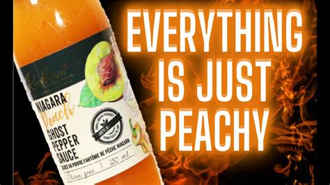 Niagara Peach Ghost Pepper Sauce Roothams ComeBackSnacks YouTube