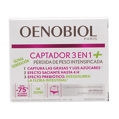Comprar Oenobiol Captador 3 En 1 Plus Duplo 2 X 60 Cápsulas Farmacias